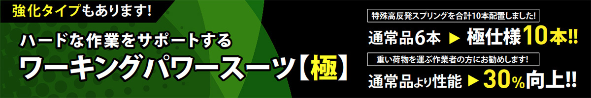 ワーキングパワースーツ 極